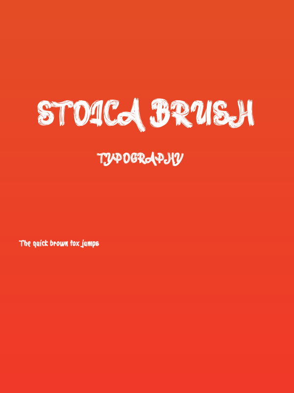 Stoica Brush Poster