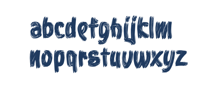 Stoica Brush Lowercase