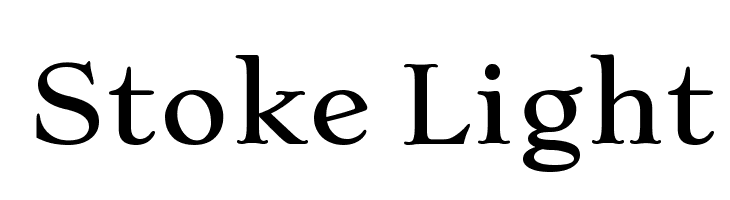 Stoke Light  Frei Schriftart Herunterladen