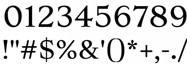 Stoke Light Font OTHER CHARS