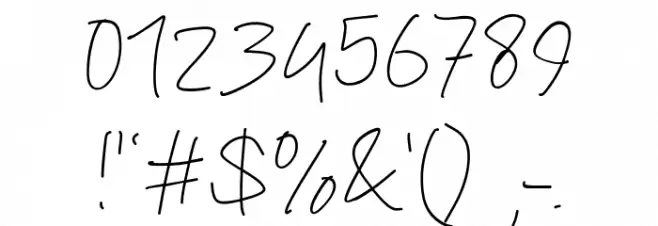 Stoke Note Font OTHER CHARS