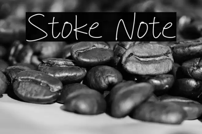 Stoke Note Font examples