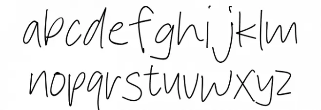 Stoke Note Font Litere mici