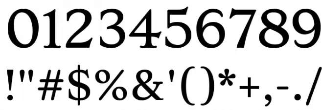 Stoke Regular Font OTHER CHARS