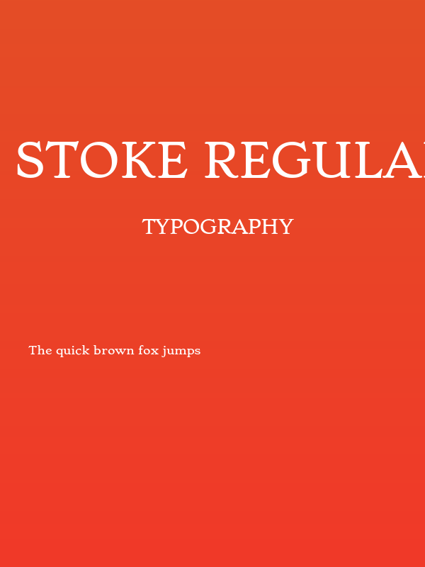 Stoke Regular Poster