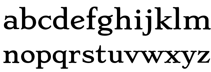 Stoke Regular Font LOWERCASE