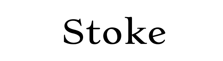 Stoke Font