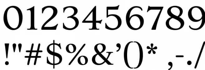 Stoke Font OTHER CHARS