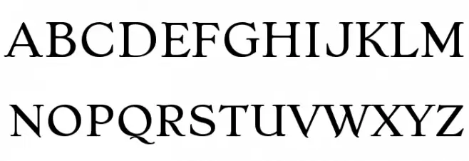 Stoke Font UPPERCASE