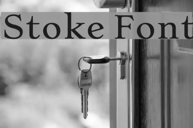 Stoke Font examples