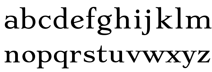 Stoke Font LOWERCASE