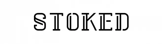 Stoked  フリーフォントのダウンロード