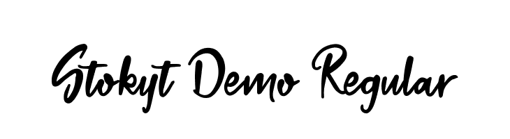 Stokyt Demo Regular Font