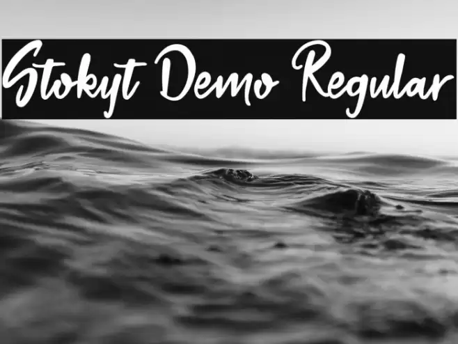 Stokyt Demo Regular Fuentes examples