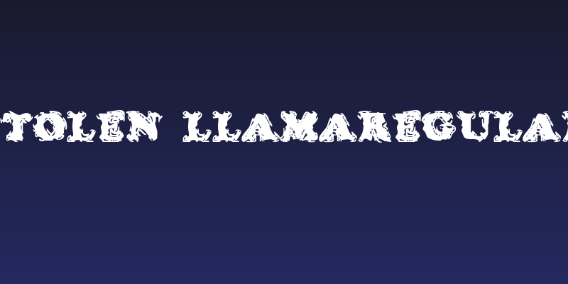 Stolen LlamaRegular Social Header