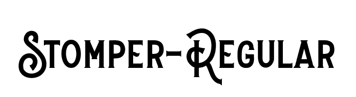 Stomper-Regular  font caratteri gratis