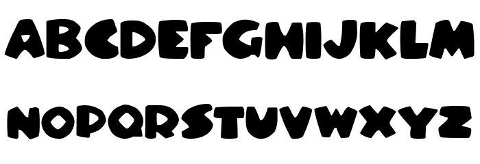 Stompy Italic Font LOWERCASE