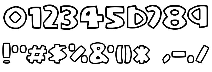 Stompy Font OTHER CHARS