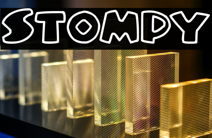 Stompy Font examples