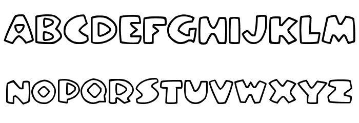 Stompy Font LOWERCASE