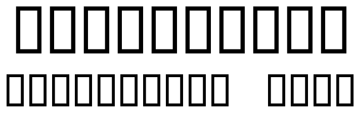 StonageStamp Normal Font OTHER CHARS
