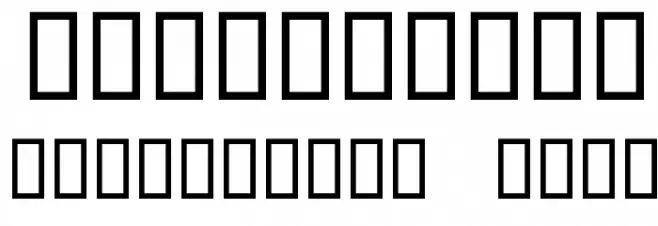 StonageStamp Normal Font OTHER CHARS