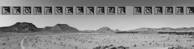 StonageStamp Normal Font examples