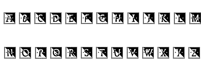 StonageStamp Normal Font LOWERCASE