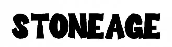 Stone Age  Frei Schriftart Herunterladen