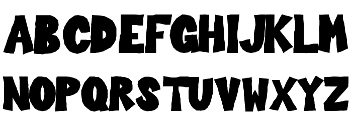 Stone Age Font LOWERCASE