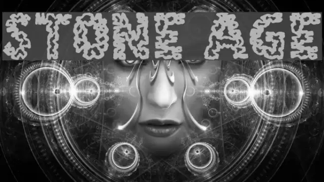 Stone Age Font examples