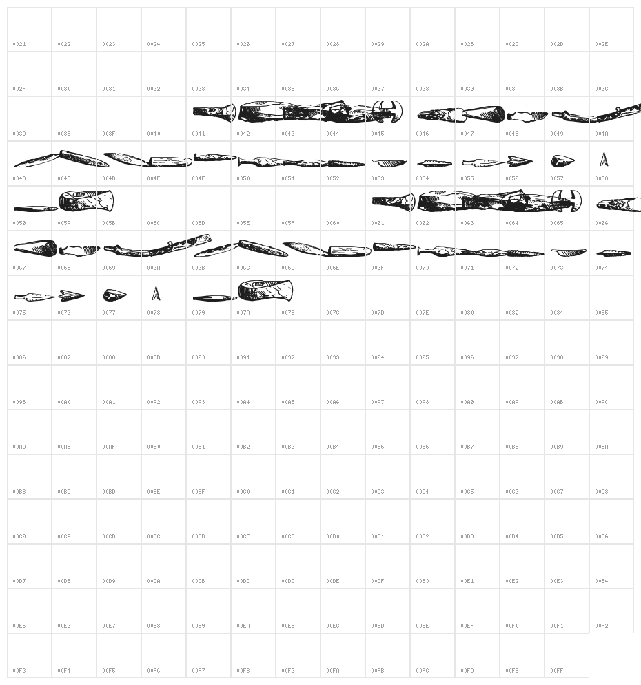 Stone Army Character Map