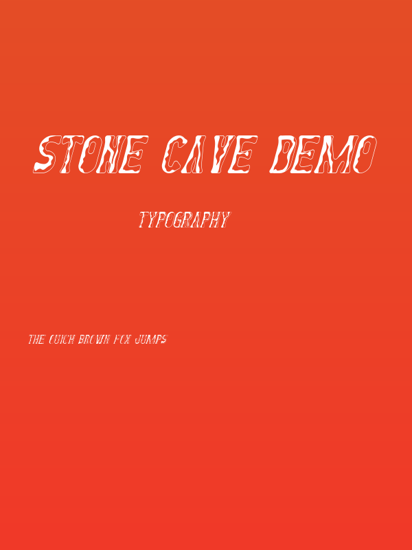 Stone Cave Demo Poster