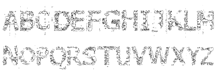 Stone Edge Font LOWERCASE