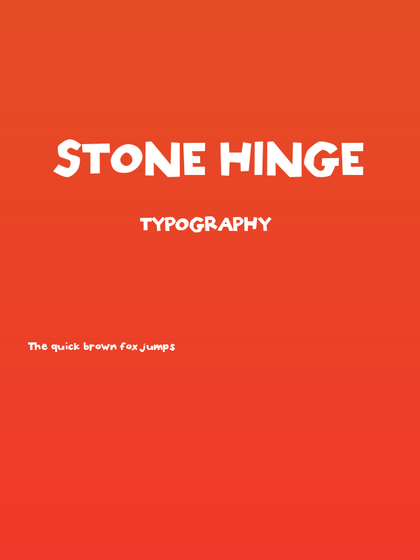 Stone Hinge Poster