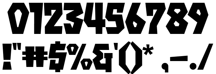 Stone Ocean Regular Font OTHER CHARS