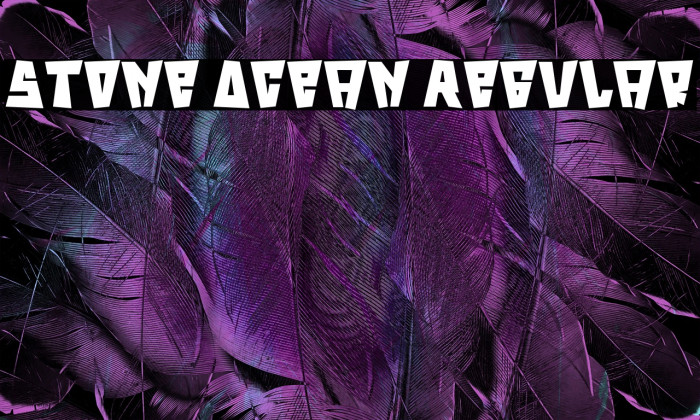 Stone Ocean Regular Example 3