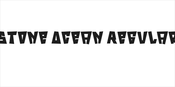 Stone Ocean Regular Logo