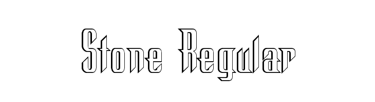 Stone Regular  Descarca Fonturi Gratis