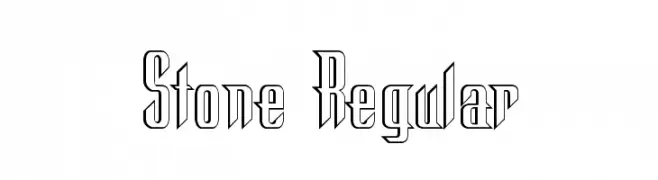 Stone Regular  Descarca Fonturi Gratis
