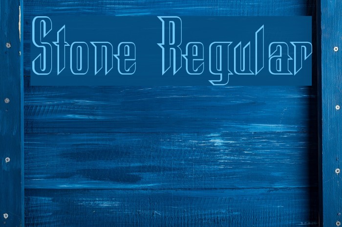 Stone Regular Example 2