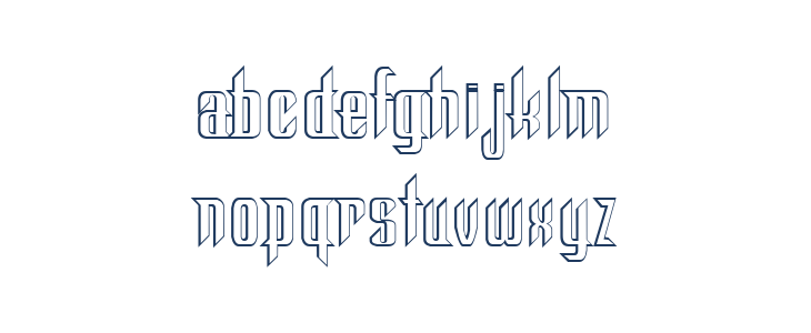 Stone Regular Lowercase