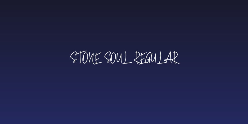 Stone Soul Regular Social Header