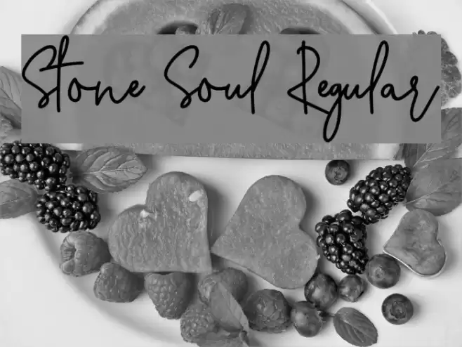Stone Soul Regular Font examples