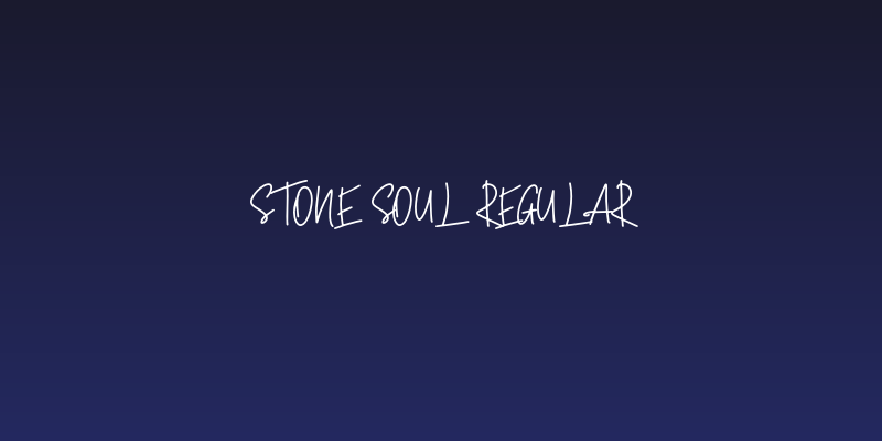Stone Soul Regular Social Header