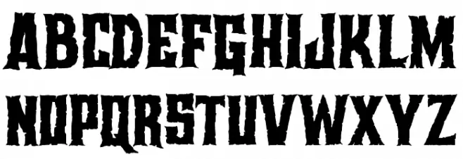 Stone Tomb Font LOWERCASE