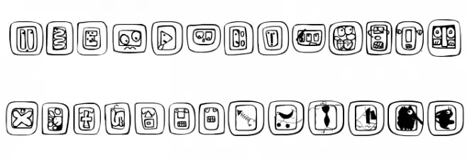 StoneAgeBatsBold Font LOWERCASE