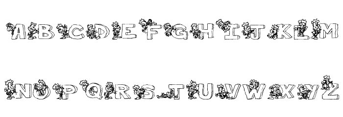 StoneCarving Font LOWERCASE