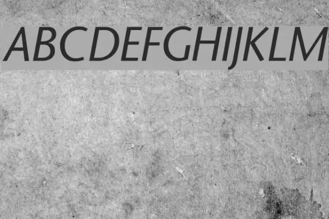 StoneSans Italic Polices examples