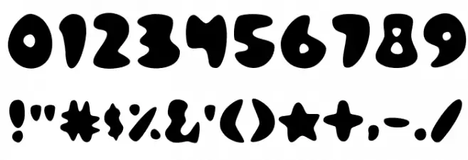 StoneSkip Medium Font OTHER CHARS